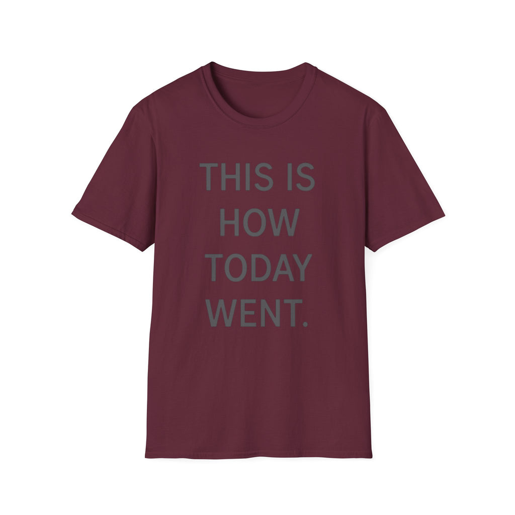 This Is How Today Went T-Shirt